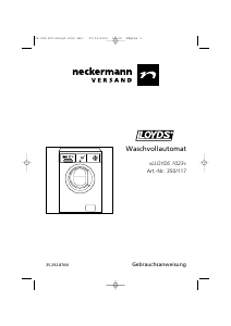 Bedienungsanleitung Lloyds 1023 Waschmaschine