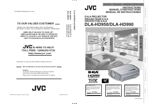 Mode d’emploi JVC DLA-HD950 Projecteur