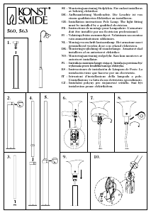 Manual de uso Konstsmide Vega 560-750 Lámpara