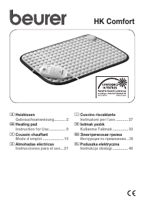 Manual Beurer HK Comfort Heating Pad