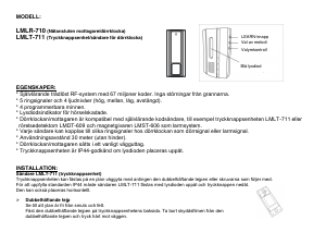 Bruksanvisning Nexa LMLR-710 Dörrklocka