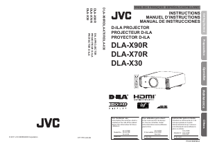 Handleiding JVC DLA-X70R Beamer