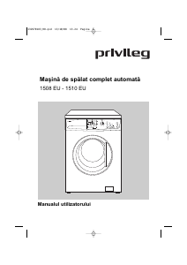 Manual Privileg 1508 EU Mașină de spălat