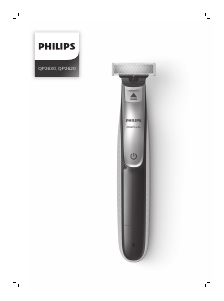Manual Philips QP2630 OneBlade Shaver