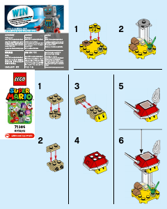 Handleiding Lego set 71386 Super Mario Personagepakketten Para-Beetle