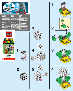 Manuale Lego set 71386 Super Mario Pack Personaggi - Serie 2