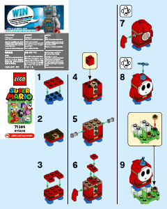 Manual de uso Lego set 71386 Super Mario Packs de Personajes - Edición 2
