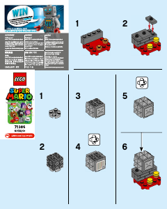 Manual Lego set 71386 Super Mario Character series Thwimp