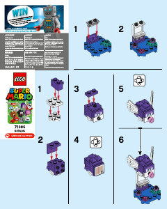 Handleiding Lego set 71386 Super Mario Personagepakketten Spiny Cheep Cheep