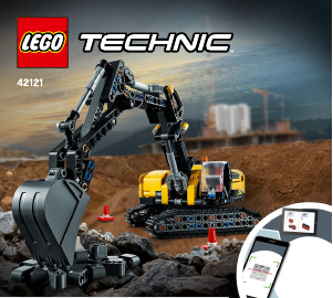 Használati útmutató Lego set 42121 Technic Nagy teherbírású exkavátor