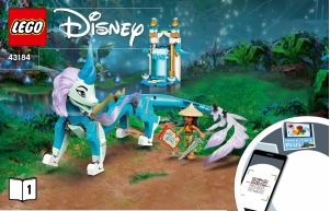 Mode d’emploi Lego set 43184 Disney Princess Raya et le dragon Sisu