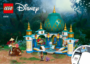 Käyttöohje Lego set 43181 Disney Princess Raya ja herttapalatsi