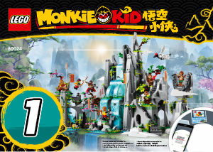 Instrukcja Lego set 80024 Monkie KId Legendarna Góra Kwiatów i Owoców