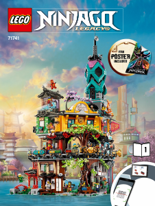 Manual Lego set 71741 Ninjago City gardens