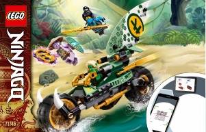 Handleiding Lego set 71745 Ninjago Lloyd's Junglechopper