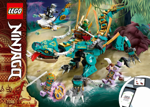 Handleiding Lego set 71746 Ninjago Jungledraak