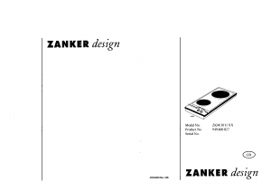 Handleiding Zanker ZKM3011XX Kookplaat