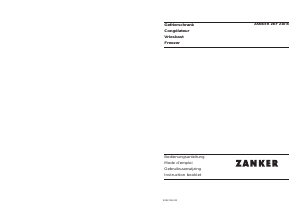 Mode d’emploi Zanker ZKF210B Congélateur