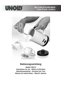 Manual de uso Unold 28410 Latte Presto Batidor de leche