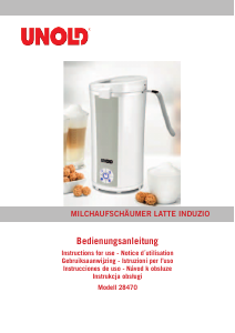 Bedienungsanleitung Unold 28470 Latte Induzio Milchaufschäumer