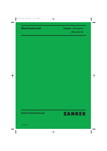 Bedienungsanleitung Zanker DFX4240NS Trockner