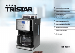 Manual de uso Tristar KZ-1228 Máquina de café
