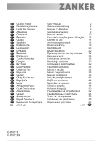 Használati útmutató Zanker KHT6111X Páraelszívó