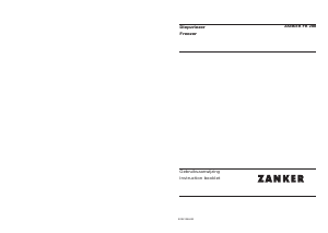 Handleiding Zanker FR200 Vriezer