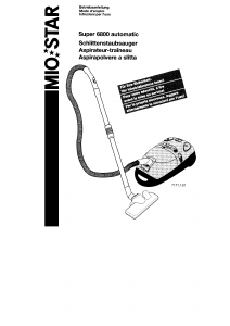 Mode d’emploi Mio Star Super 6800 Automatic Aspirateur