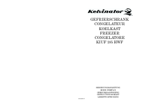 Manual Kelvinator KIUF185HWF Freezer