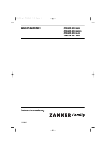 Bedienungsanleitung Zanker EFX6650 Waschmaschine