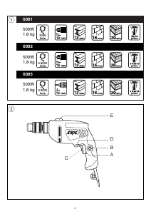 Handleiding Skil 6005 Klopboormachine