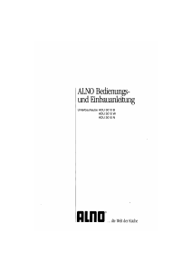 Bedienungsanleitung ALNO ADU 3010 B Dunstabzugshaube