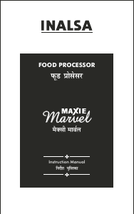 Handleiding Inalsa Maxie Marvel Keukenmachine