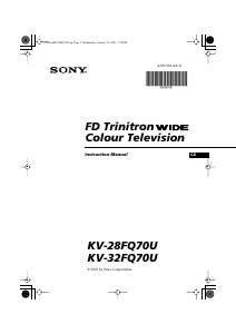 Handleiding Sony KV-32FQ70U Televisie