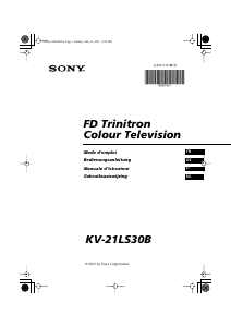 Mode d’emploi Sony KV-21LS30B Téléviseur