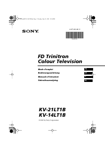 Manuale Sony KV-14LT1B Televisore