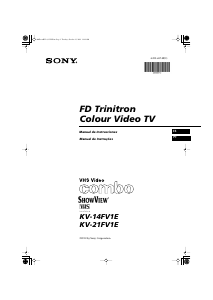 Manual de uso Sony KV-21FV1E Televisor
