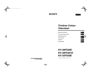 Manual de uso Sony KV-32FX20E Televisor