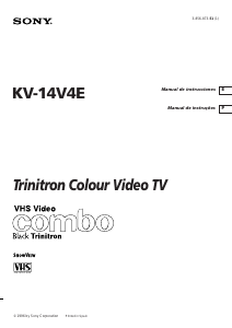 Manual de uso Sony KV-14V4E Televisor