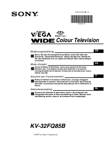 Bedienungsanleitung Sony KV-32FQ85B Fernseher