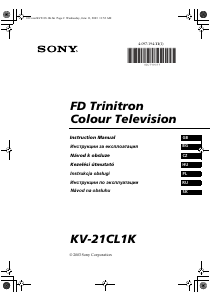 Наръчник Sony KV-21CL1K Телевизия