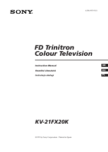 Handleiding Sony KV-21FX20K Televisie
