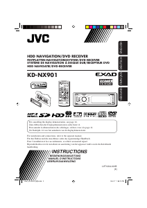 Mode d’emploi JVC KD-NX901 Système de navigation