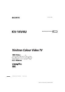 Handleiding Sony KV-14V4U Televisie