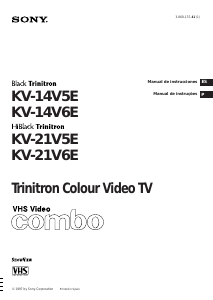 Manual de uso Sony KV-14V6E Televisor