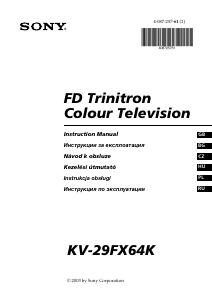 Használati útmutató Sony KV-29FX64K Televízió