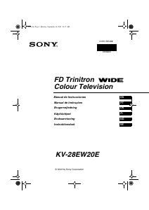 Manual de uso Sony KV-28EW20E Televisor