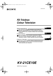 Kullanım kılavuzu Sony KV-21CE10E Televizyon