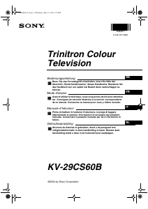 Manuale Sony KV-29CS60B Televisore